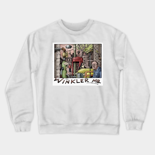 Winkler, Manitoba Crewneck Sweatshirt by Froobius